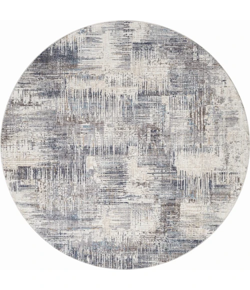 United Weavers Armada  Blue 4545-21261 7 ft. 11 in. X 7 ft. 11 in. Round Rug