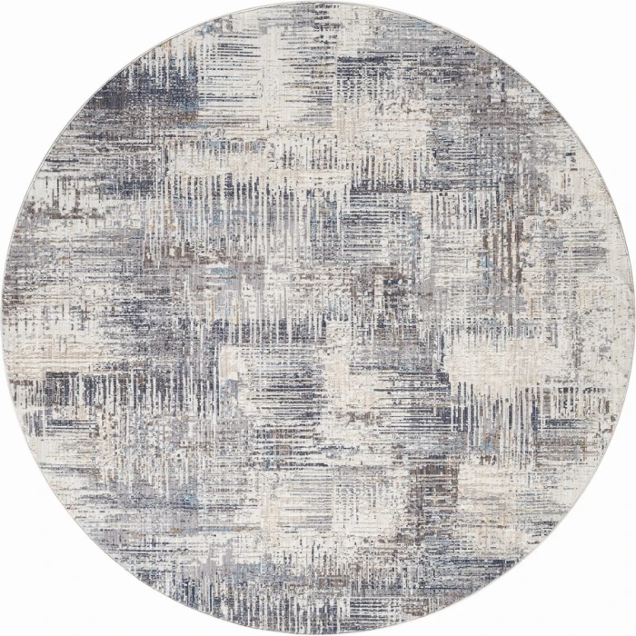 United Weavers Armada  Blue 4545-21261 7 ft. 11 in. X 7 ft. 11 in. Round Rug
