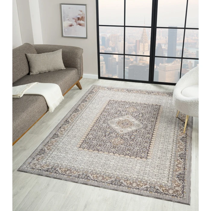 United Weavers Armada  Grey 4545-21350 9 ft. 10 in. X 13 ft. 2 in. Rectangle Rug