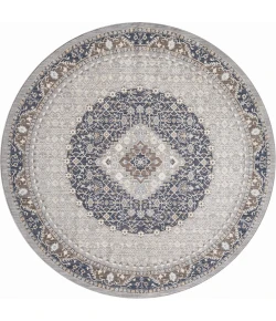 United Weavers Armada Blue 4545-21361 7 ft. 11 in. X 7 ft. 11 in. Round Rug