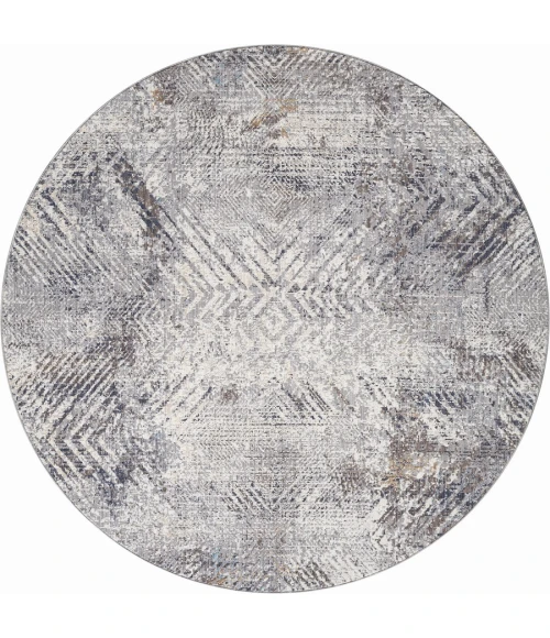 United Weavers Armada  Blue 4545-21461 7 ft. 11 in. X 7 ft. 11 in. Round Rug