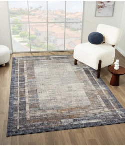 United Weavers Armada Blue 4545-21661 2 ft. 7 in. X 7 ft. 2 in. Rectangle Rug