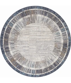 United Weavers Armada Blue 4545-21661 7 ft. 11 in. X 7 ft. 11 in. Round Rug