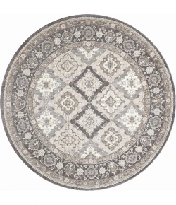 United Weavers Armada Grey 4545-21950 7 ft. 11 in. X 7 ft. 11 in. Round Rug