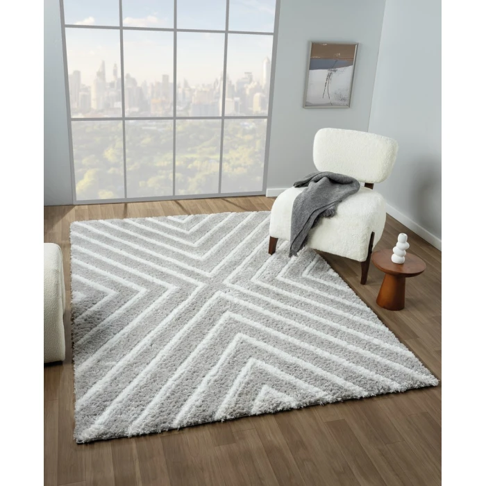 United Weavers Barcelona Grey 4570-30199 7 ft. 10 in. X 10 ft. 6 in. Rectangle Rug