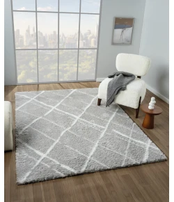 United Weavers Barcelona Grey 4570-30299 5 ft. 3 in. X 7 ft. 2 in. Rectangle Rug