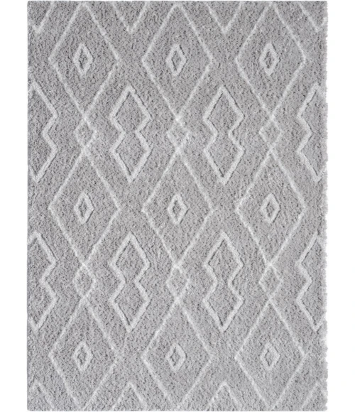 United Weavers Barcelona White 4570-30499 5 ft. 3 in. X 7 ft. 2 in. Rectangle Rug