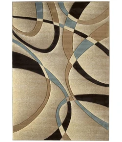 United Weavers Contours 21326 La-Chic Beige Area Rug 2 Ft. 7 X 7 Ft. 4 Rectangle