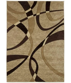 United Weavers Contours 21351 La-Chic Chocolate Area Rug 5 Ft. 3 X 7 Ft. 6 Rectangle