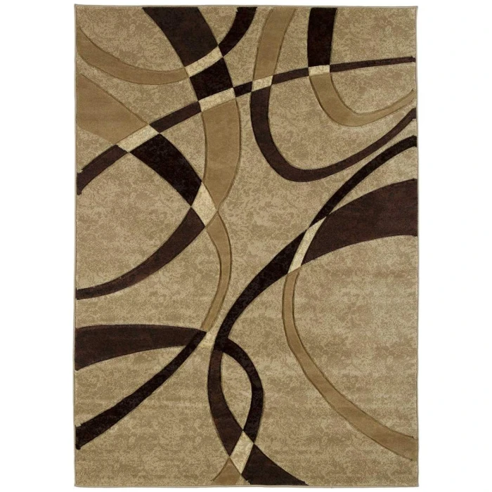 United Weavers of America CONTOURS-LA-CHIC-CHOCOLATE-28C-21351 Area Rug