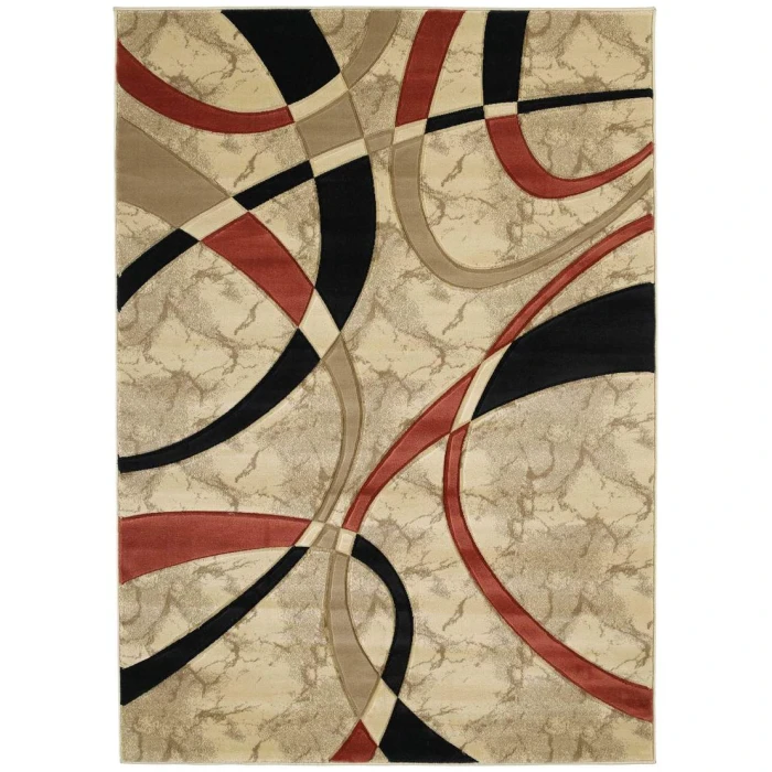 United Weavers of America CONTOURS-LA-CHIC-CREAM-24-21390 Area Rug