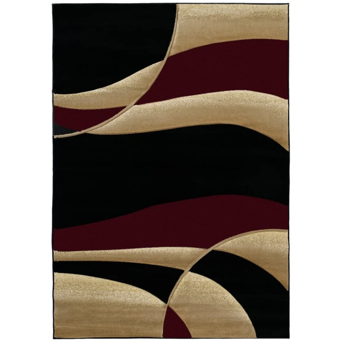 United Weavers of America CONTOURS-AVALON-BURGUNDY-24-22834 Area Rug