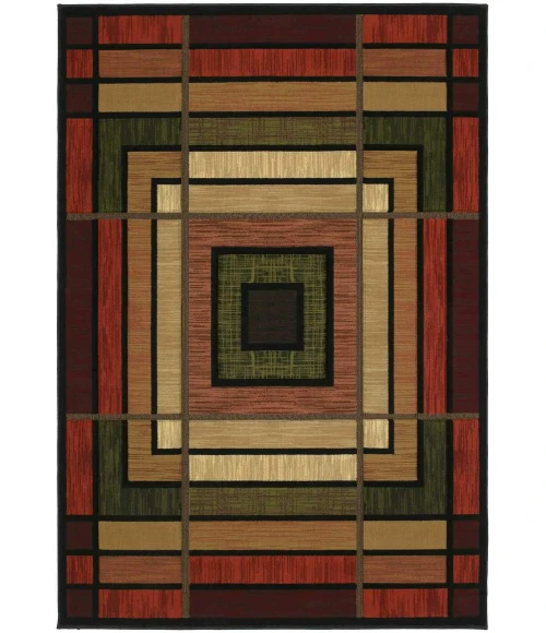 United Weavers of America CONTOURS-AMBIENCE-TERRACOTTA-24-25029 Area Rug