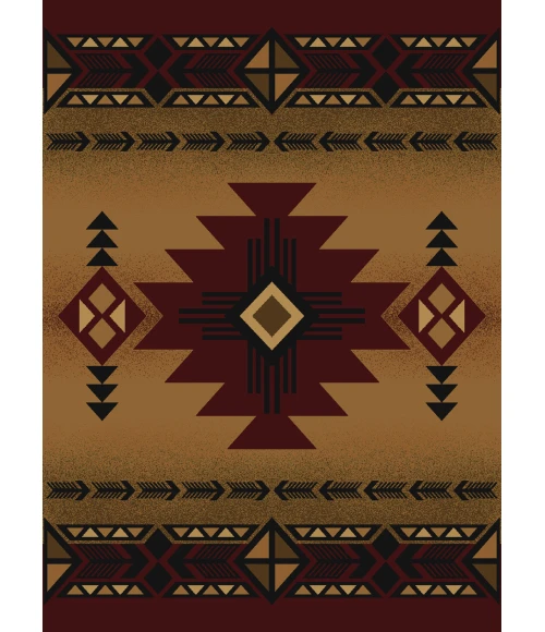 United Weavers Contours Flagstaff-Burgundy-2x8 Rug