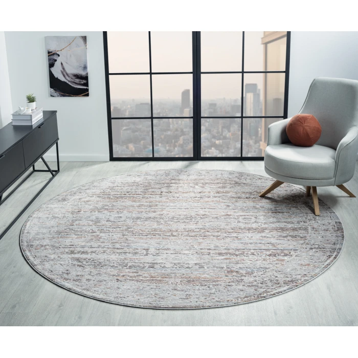 United Weavers Durango Multi 600-61475 7 ft. 11 in. X 7 ft. 11 in. Round Rug