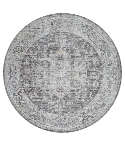 United Weavers Durango Brown 600-61575 7 ft. 11 in. X 7 ft. 11 in. Round Rug