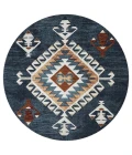 United Weavers Stratton Navy 675-71064 7 ft. 11 in. X 7 ft. 11 in. Round Rug