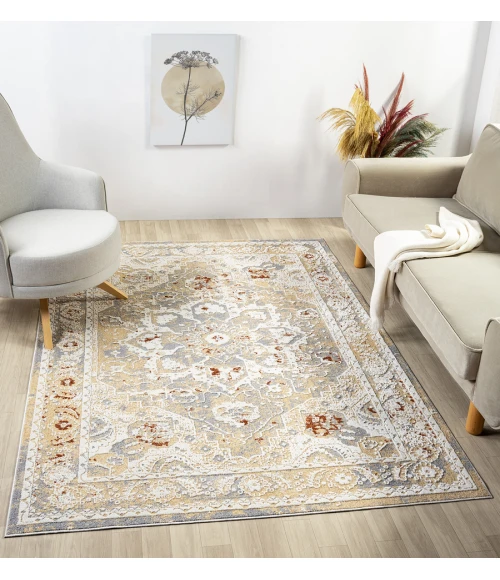 United Weavers Stratton Beige 675-71117 7 ft. 10 in. X 10 ft. 6 in. Rectangle Rug