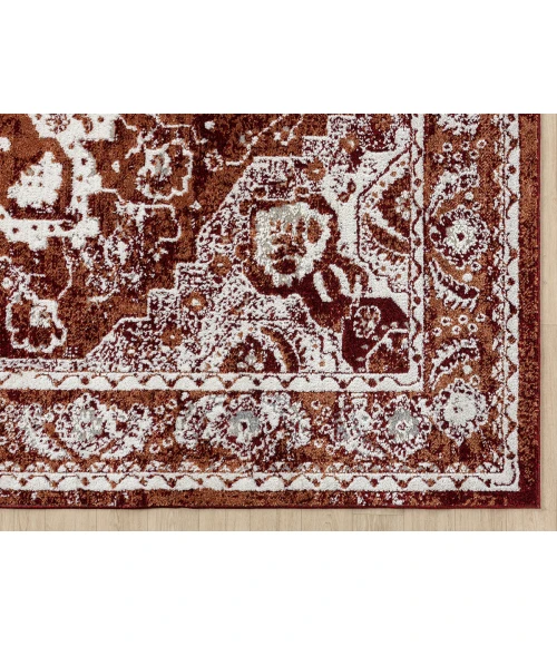 United Weavers Stratton Burgundy 675-71134 7 ft. 10 in. X 10 ft. 6 in. Rectangle Rug