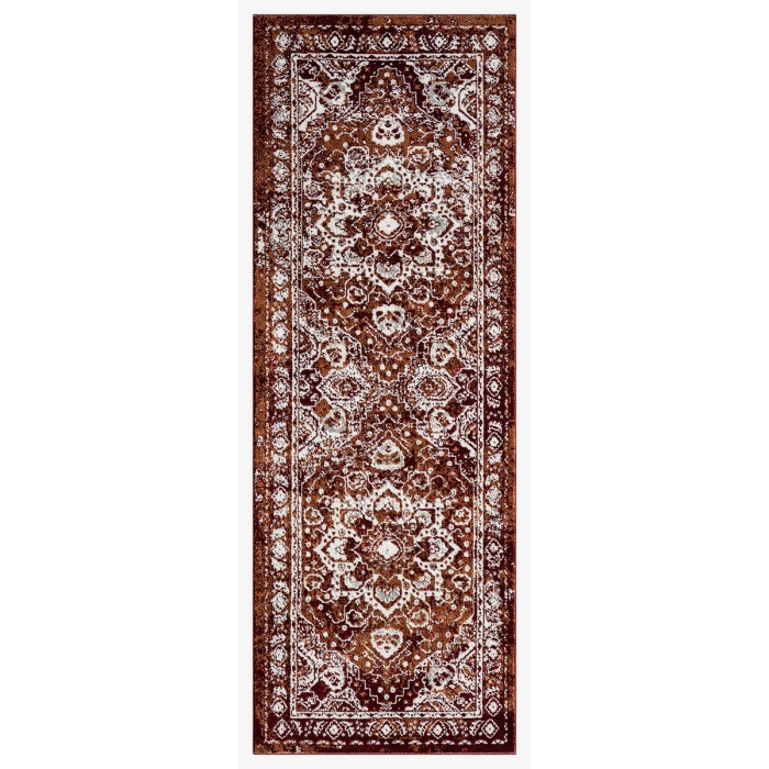 United Weavers Stratton Burgundy 675-71134 2 ft. 7 in. X 7 ft. 2 in. Rectangle Rug