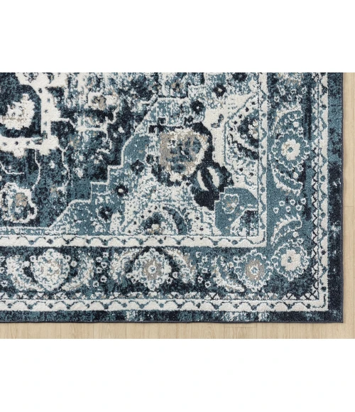 United Weavers Stratton Blue 675-71160 1 ft. 10 in. X 3 ft. Rectangle Rug
