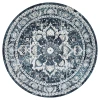 United Weavers Stratton Blue 675-71160 7 ft. 11 in. X 7 ft. 11 in. Round Rug