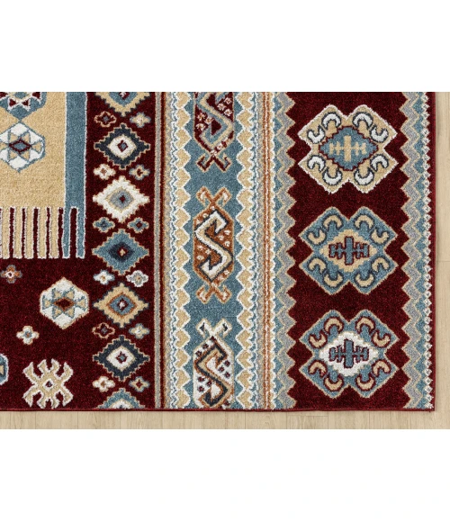 United Weavers Stratton Burgundy 675-71334 7 ft. 10 in. X 10 ft. 6 in. Rectangle Rug