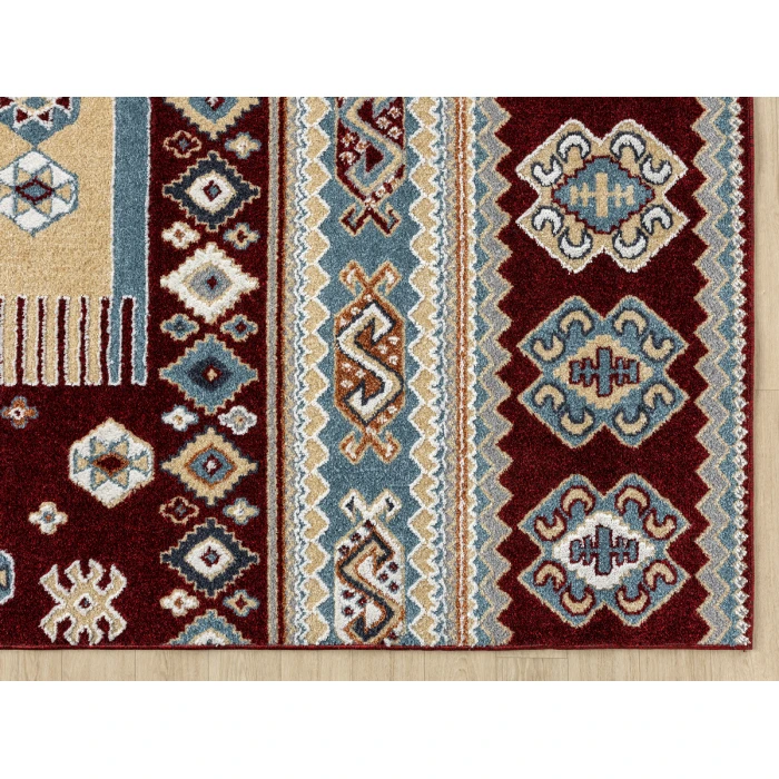 United Weavers Stratton Burgundy 675-71334 9 ft. 10 in. X 13 ft. 2 in. Rectangle Rug