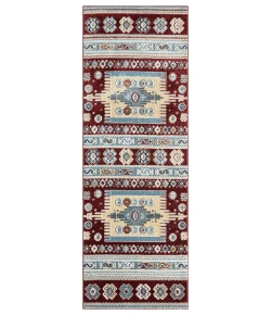 United Weavers Stratton Burgundy 675-71334 2 ft. 7 in. X 7 ft. 2 in. Rectangle Rug
