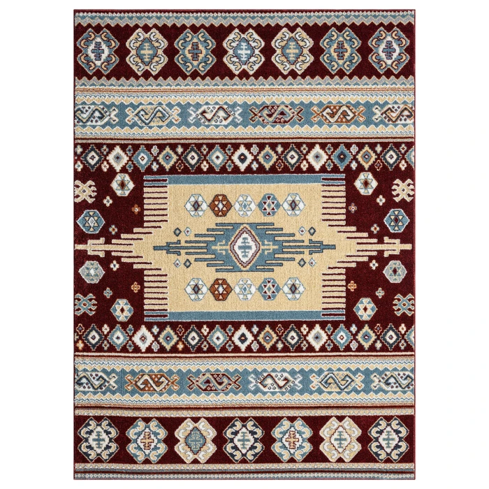 United Weavers Stratton Burgundy 675-71334 9 ft. 10 in. X 13 ft. 2 in. Rectangle Rug
