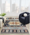 United Weavers Stratton Navy 675-71364 7 ft. 10 in. X 10 ft. 6 in. Rectangle Rug