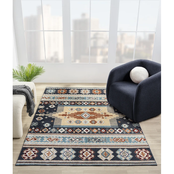 United Weavers Stratton Navy 675-71364 12 ft. 6 in. X 15 ft. Rectangle Rug