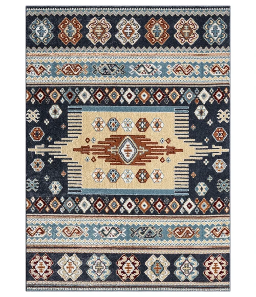 United Weavers Stratton Navy 675-71364 7 ft. 10 in. X 10 ft. 6 in. Rectangle Rug