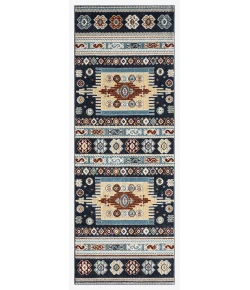 United Weavers Stratton Navy 675-71364 2 ft. 7 in. X 7 ft. 2 in. Rectangle Rug