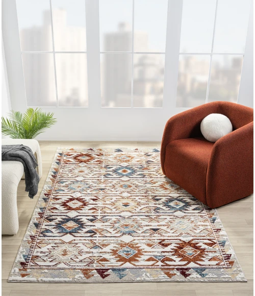 United Weavers Stratton Multi 675-71475 5 ft. 3 in. X 7 ft. 2 in. Rectangle Rug