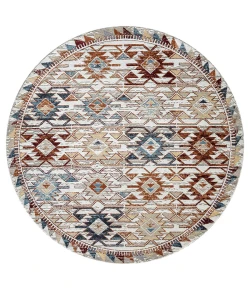 United Weavers Stratton Multi 675-71475 7 ft. 11 in. X 7 ft. 11 in. Round Rug
