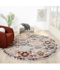 United Weavers Stratton Multi 675-71475 7 ft. 11 in. X 7 ft. 11 in. Round Rug