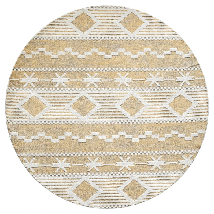 United Weavers Stratton Harvest  675-71524 7 ft. 11 in. X 7 ft. 11 in. Round Rug