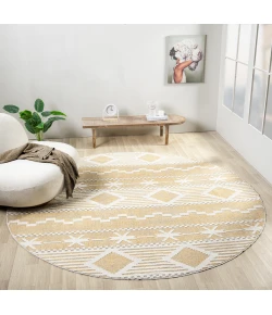 United Weavers Stratton Harvest 675-71524 7 ft. 11 in. X 7 ft. 11 in. Round Rug