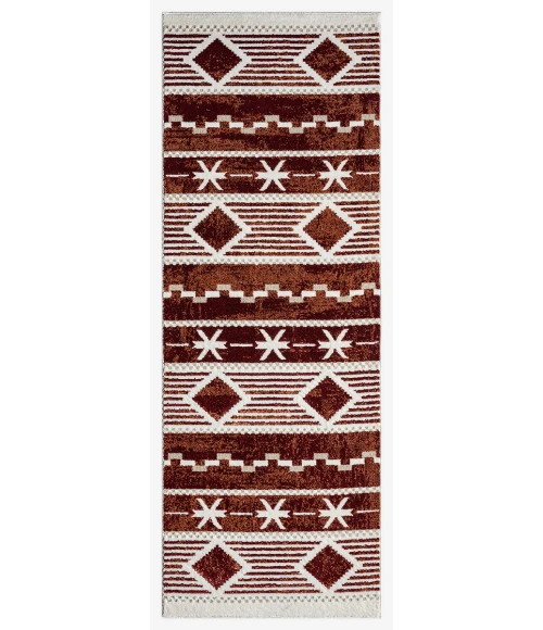 United Weavers Stratton Burgundy 675-71534 2 ft. 7 in. X 7 ft. 2 in. Rectangle Rug