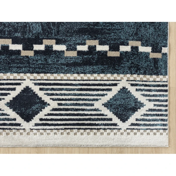 United Weavers Stratton Navy 675-71564 9 ft. 10 in. X 13 ft. 2 in. Rectangle Rug