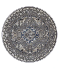United Weavers Hudson Grey 680-50172 7 ft. 11 in. X 7 ft. 11 in. Round Rug
