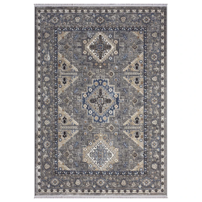 United Weavers Hudson Grey 680-50172 5 ft. 3 in. X 7 ft. 2 in. Rectangle Rug