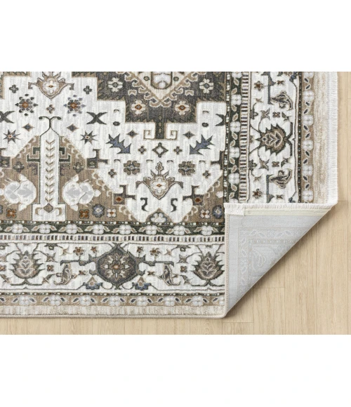 United Weavers Hudson Cream 680-50190 7 ft. 11 in. X 7 ft. 11 in. Round Rug