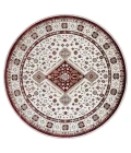 United Weavers Hudson Burgundy 680-50234 7 ft. 11 in. X 7 ft. 11 in. Round Rug