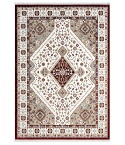 United Weavers Hudson Burgundy 680-50234 5 ft. 3 in. X 7 ft. 2 in. Rectangle Rug