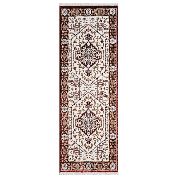 United Weavers Hudson Burgundy 680-50234 2 ft. 7 in. X 7 ft. 2 in. Rectangle Rug