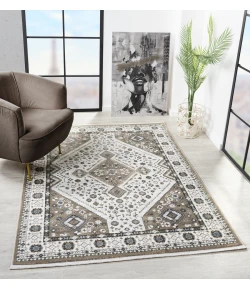 United Weavers Hudson Cream 680-50290 5 ft. 3 in. X 7 ft. 2 in. Rectangle Rug