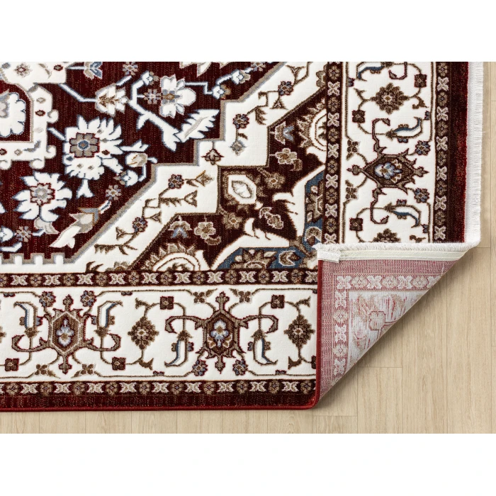 United Weavers Hudson Burgundy 680-50334 1 ft. 10 in. X 3 ft. Rectangle Rug