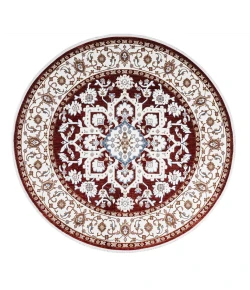 United Weavers Hudson Burgundy 680-50334 7 ft. 11 in. X 7 ft. 11 in. Round Rug